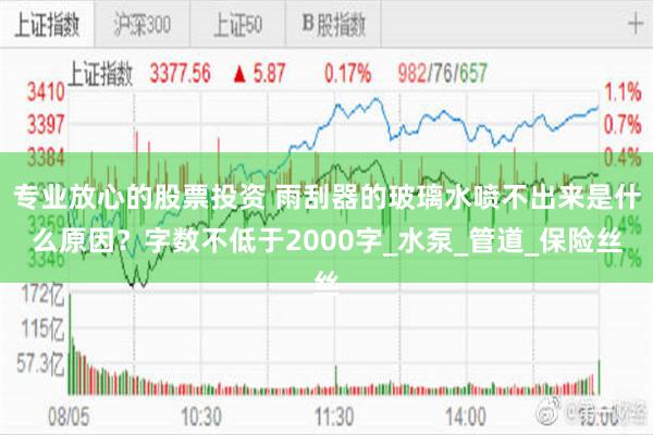 专业放心的股票投资 雨刮器的玻璃水喷不出来是什么原因？字数不低于2000字_水泵_管道_保险丝